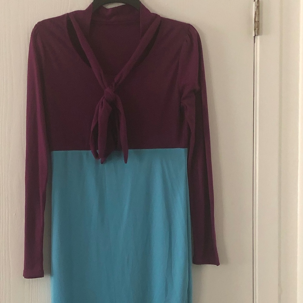 Purple and Blue Party Dress